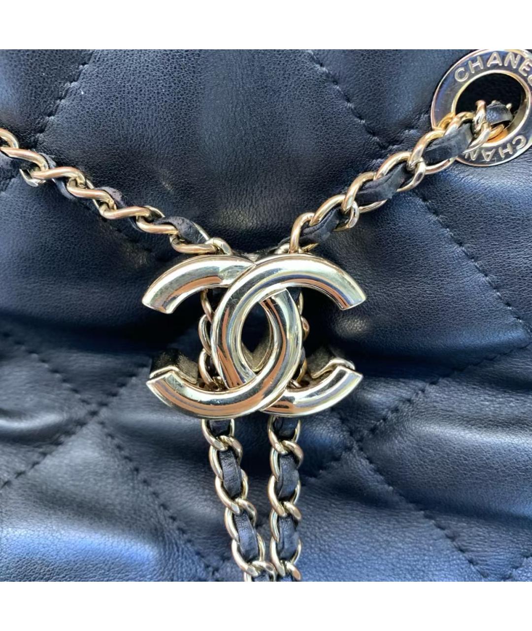 CHANEL Черная сумка через плечо, фото 6