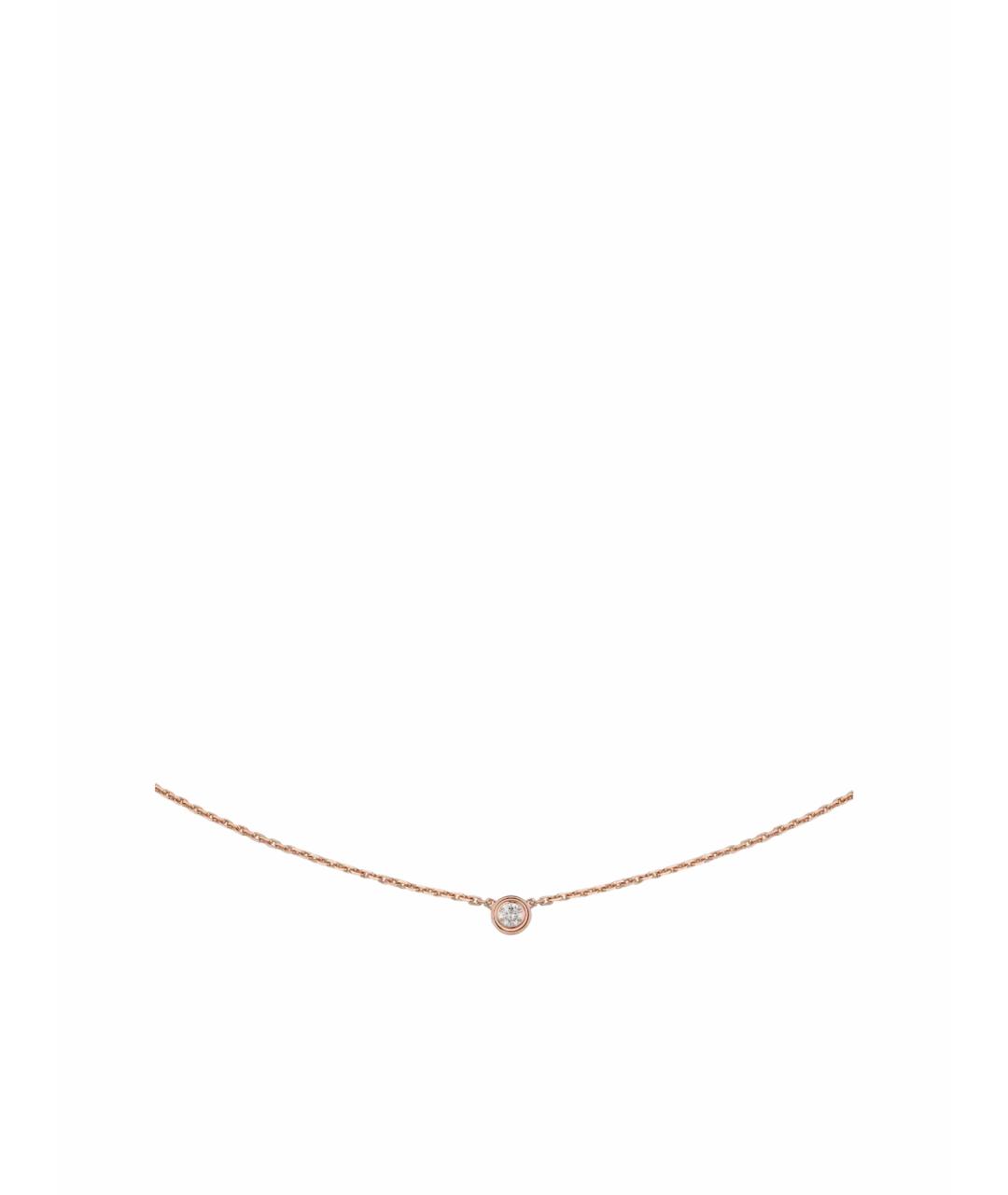 CARTIER Золотая подвеска из розового золота, фото 1
