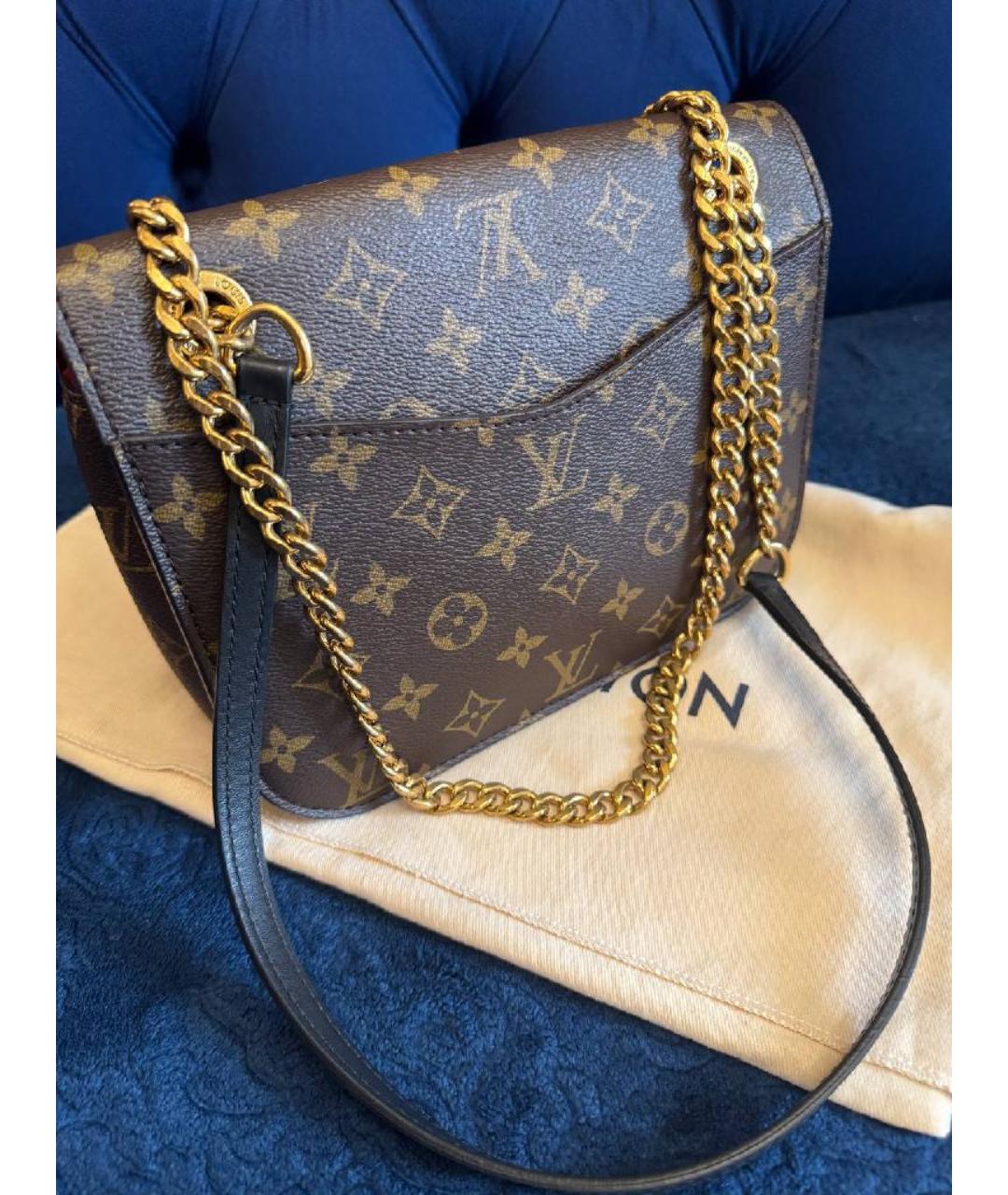 LOUIS VUITTON Коричневая сумка через плечо, фото 3