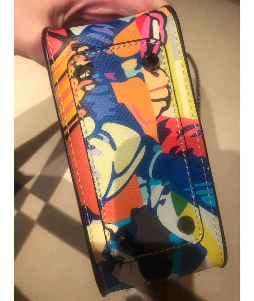 FURLA Мульти кожаная сумка через плечо, фото 6