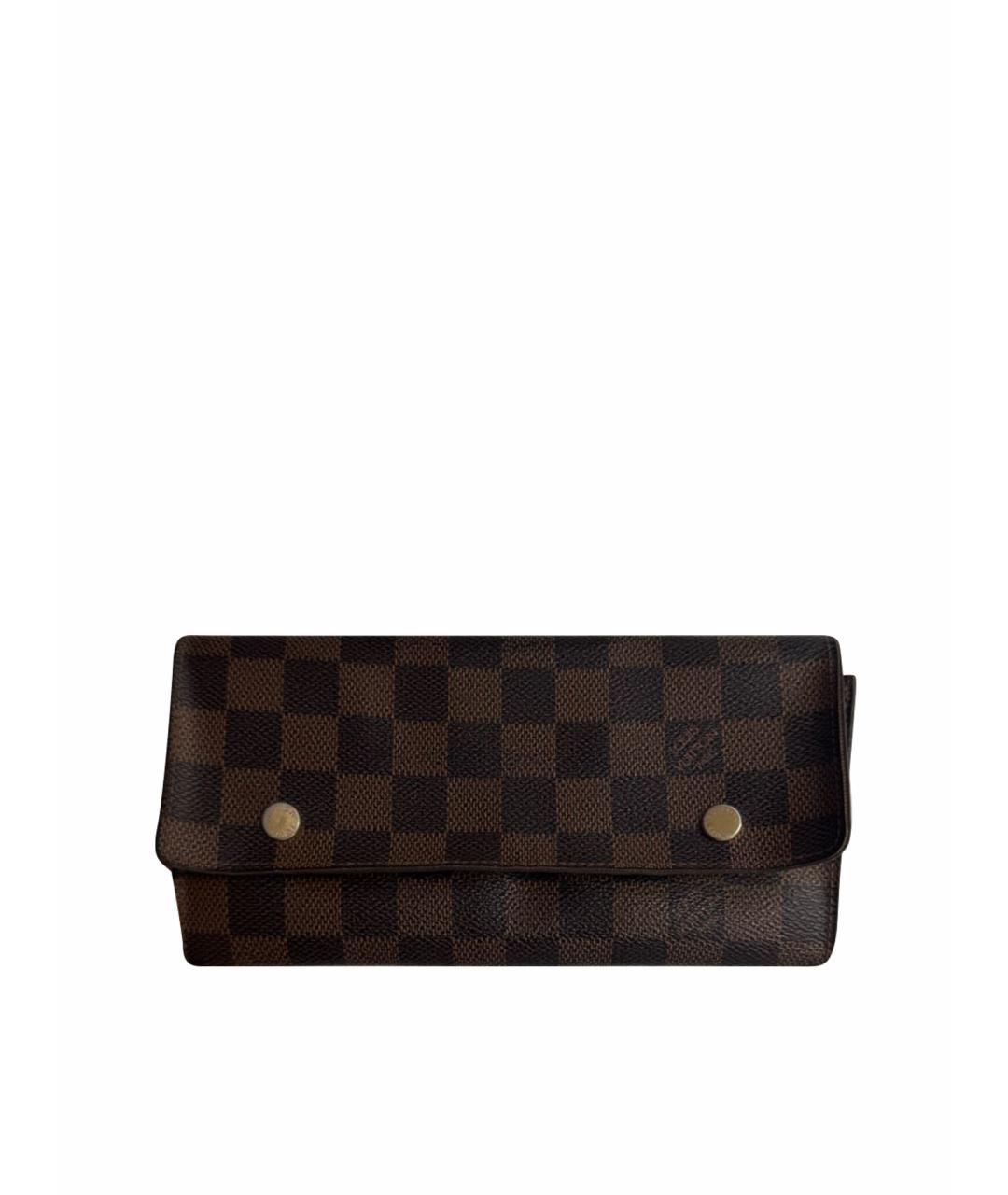LOUIS VUITTON Коричневый кошелек, фото 1