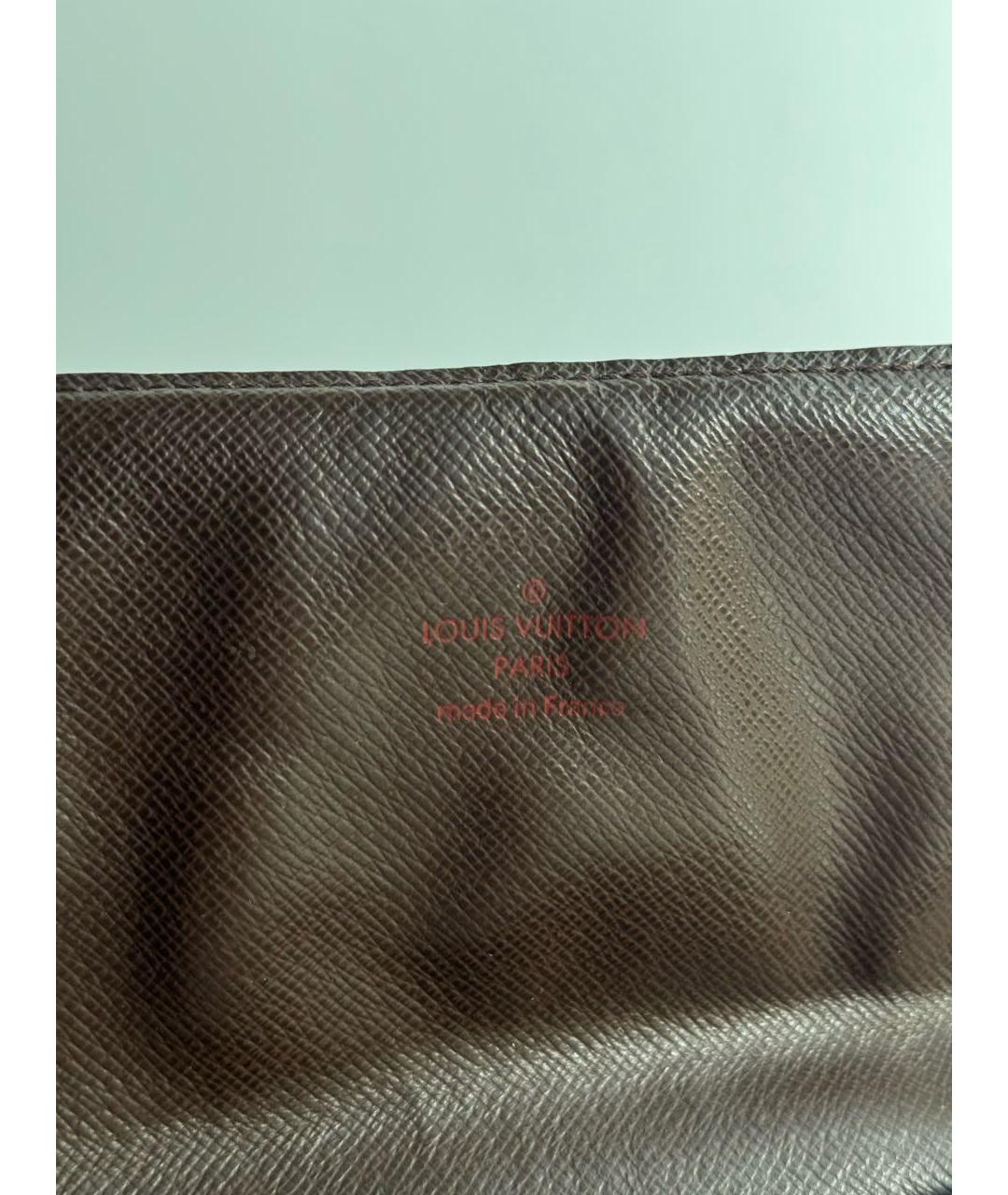 LOUIS VUITTON Коричневый кошелек, фото 5