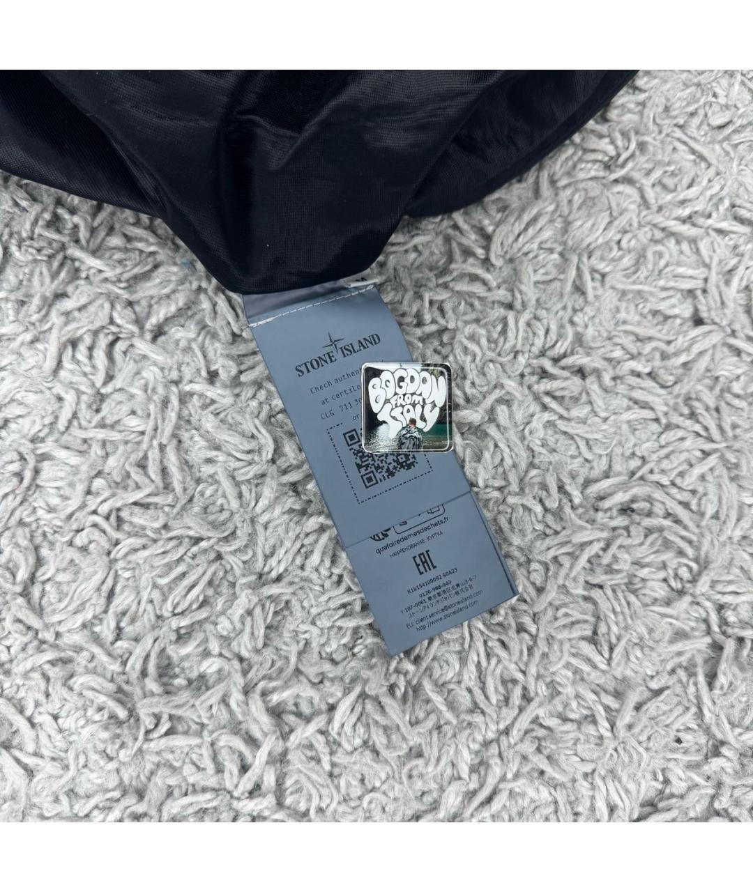 STONE ISLAND Черная куртка, фото 5