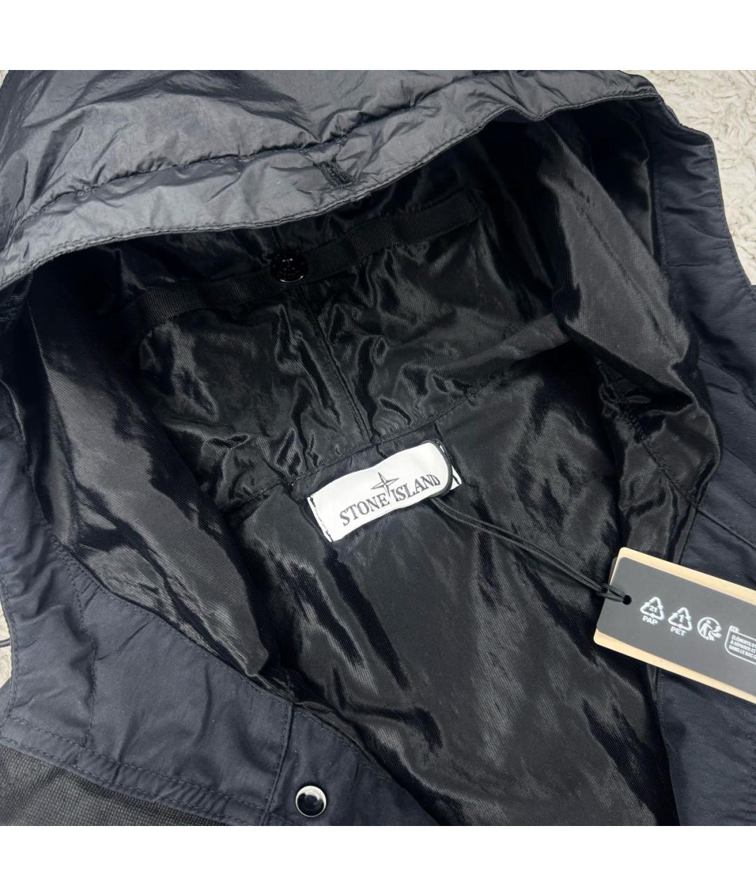 STONE ISLAND Черная куртка, фото 4