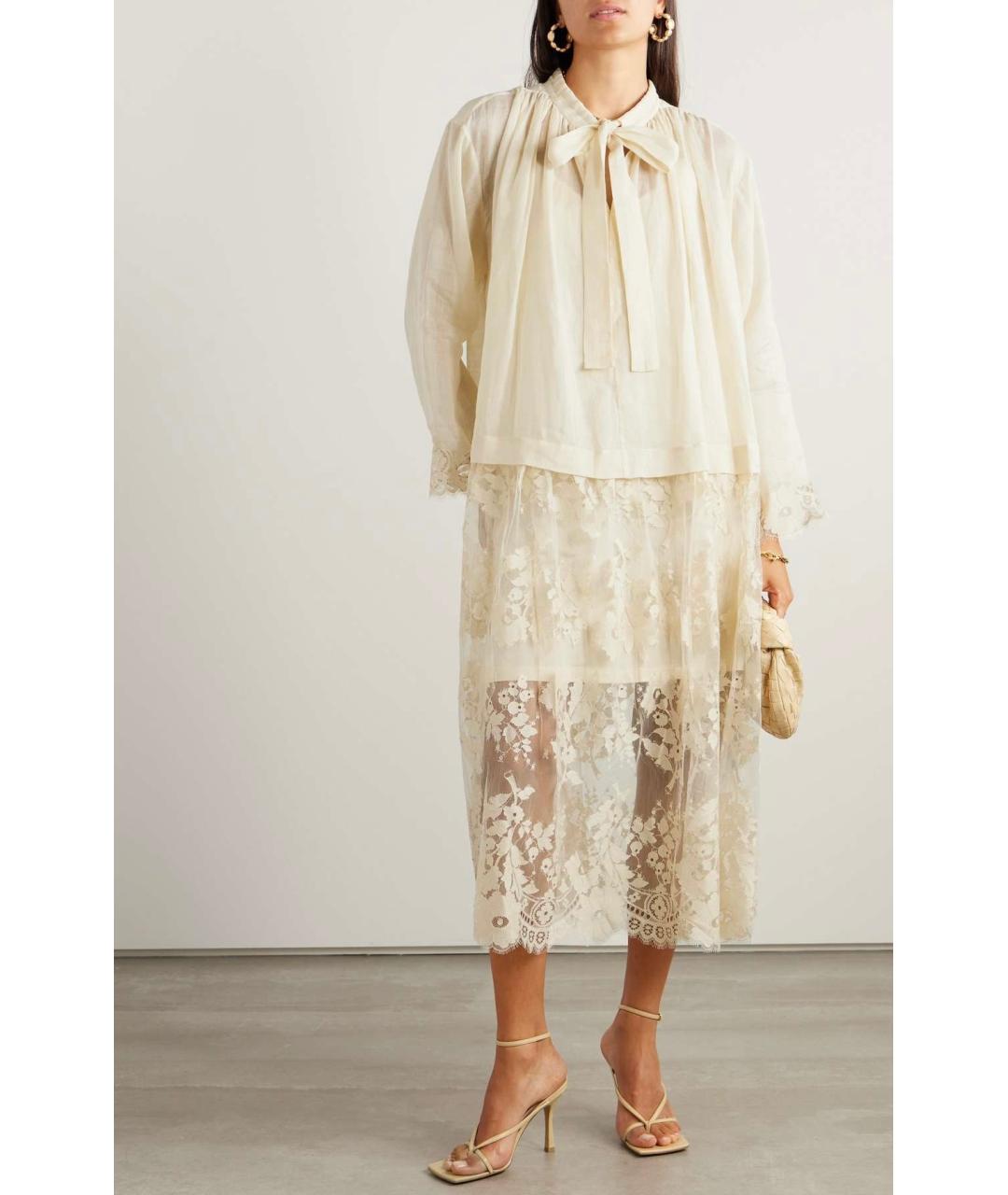 ZIMMERMANN Бежевое коктейльное платье, фото 5