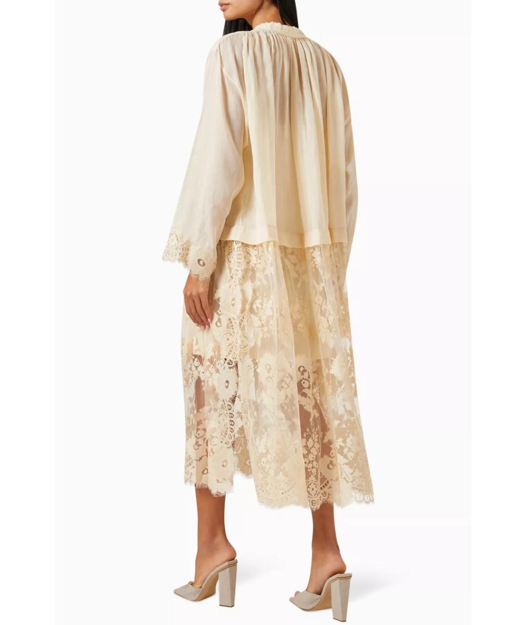 ZIMMERMANN Бежевое коктейльное платье, фото 4