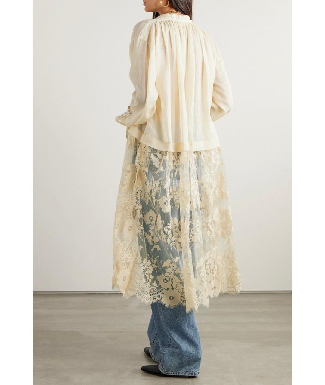 ZIMMERMANN Бежевое коктейльное платье, фото 7