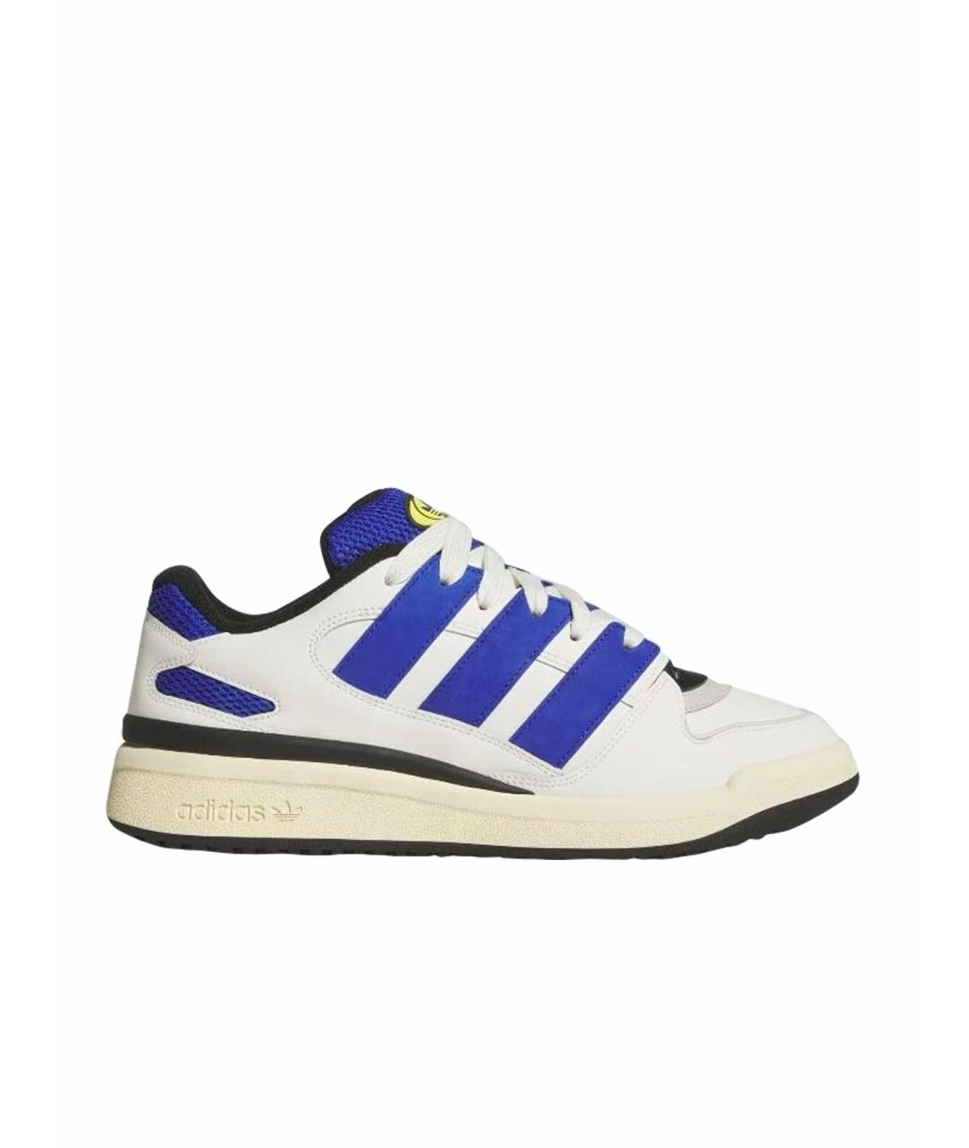 ADIDAS Белые кожаные кроссовки, фото 1