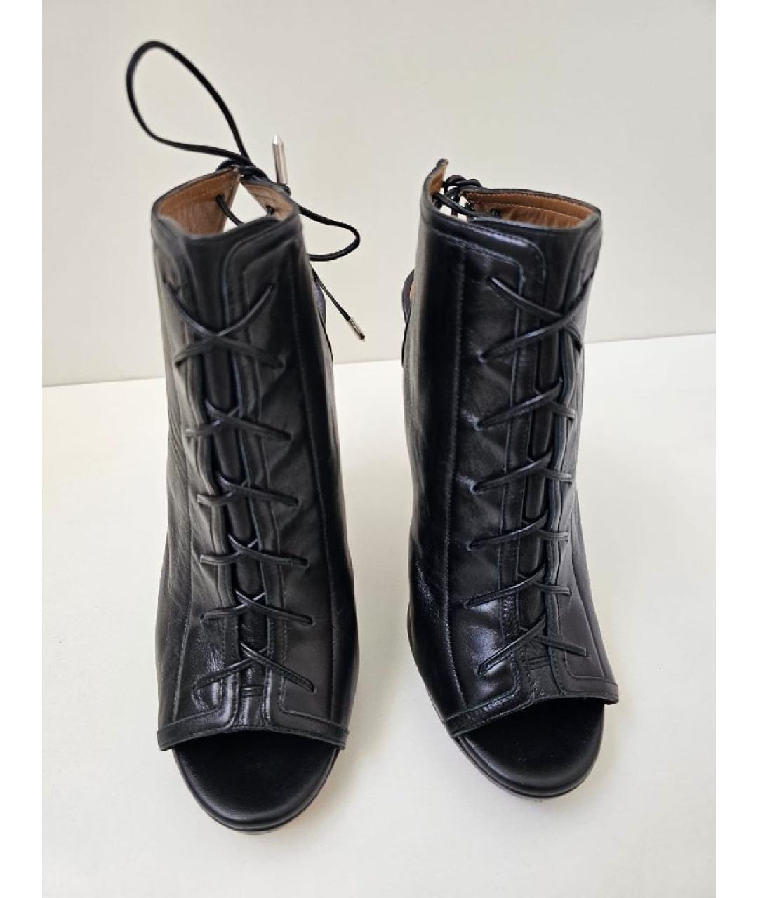 AQUAZZURA Черные кожаные туфли, фото 2