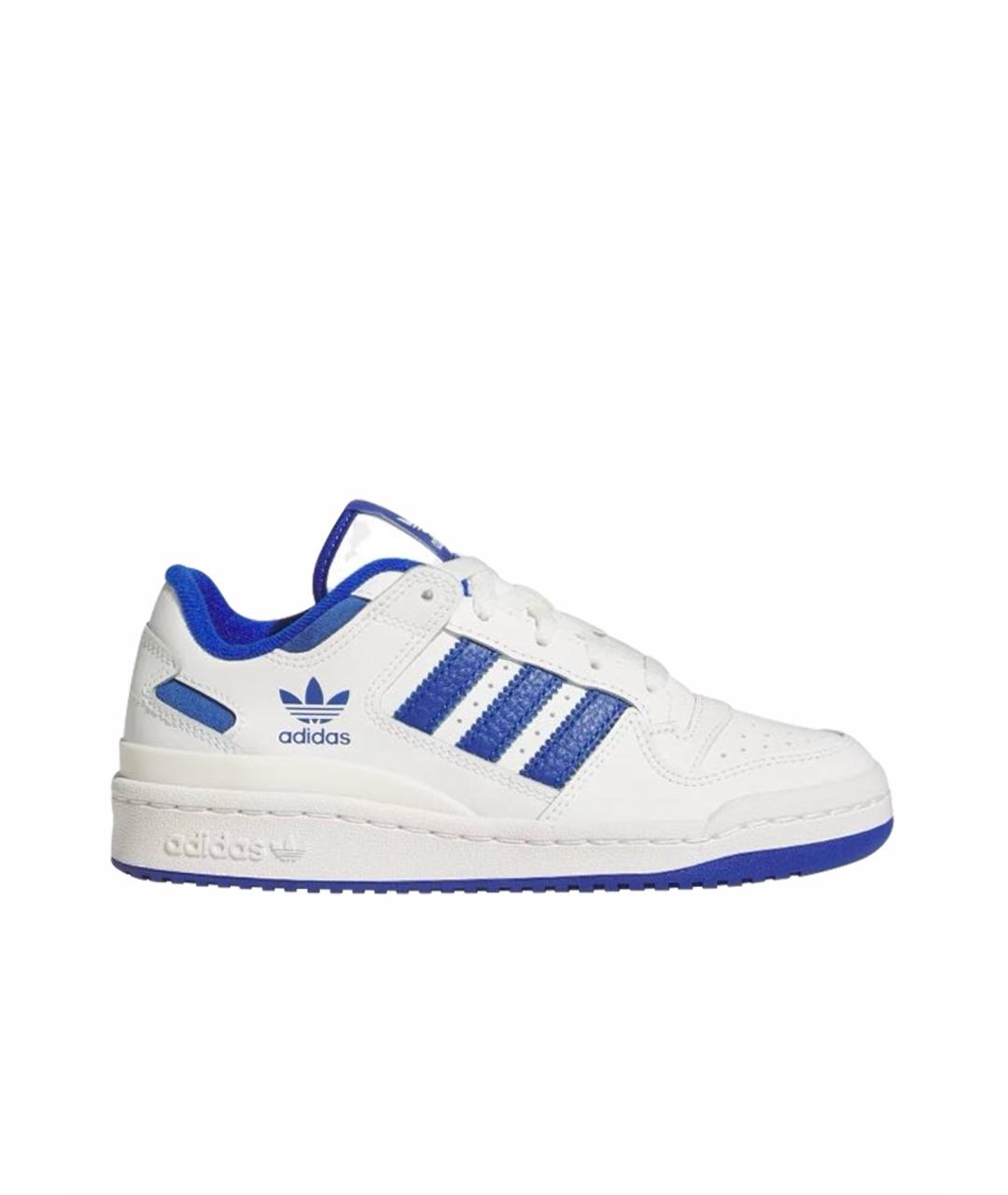 ADIDAS Белые кожаные кроссовки, фото 1