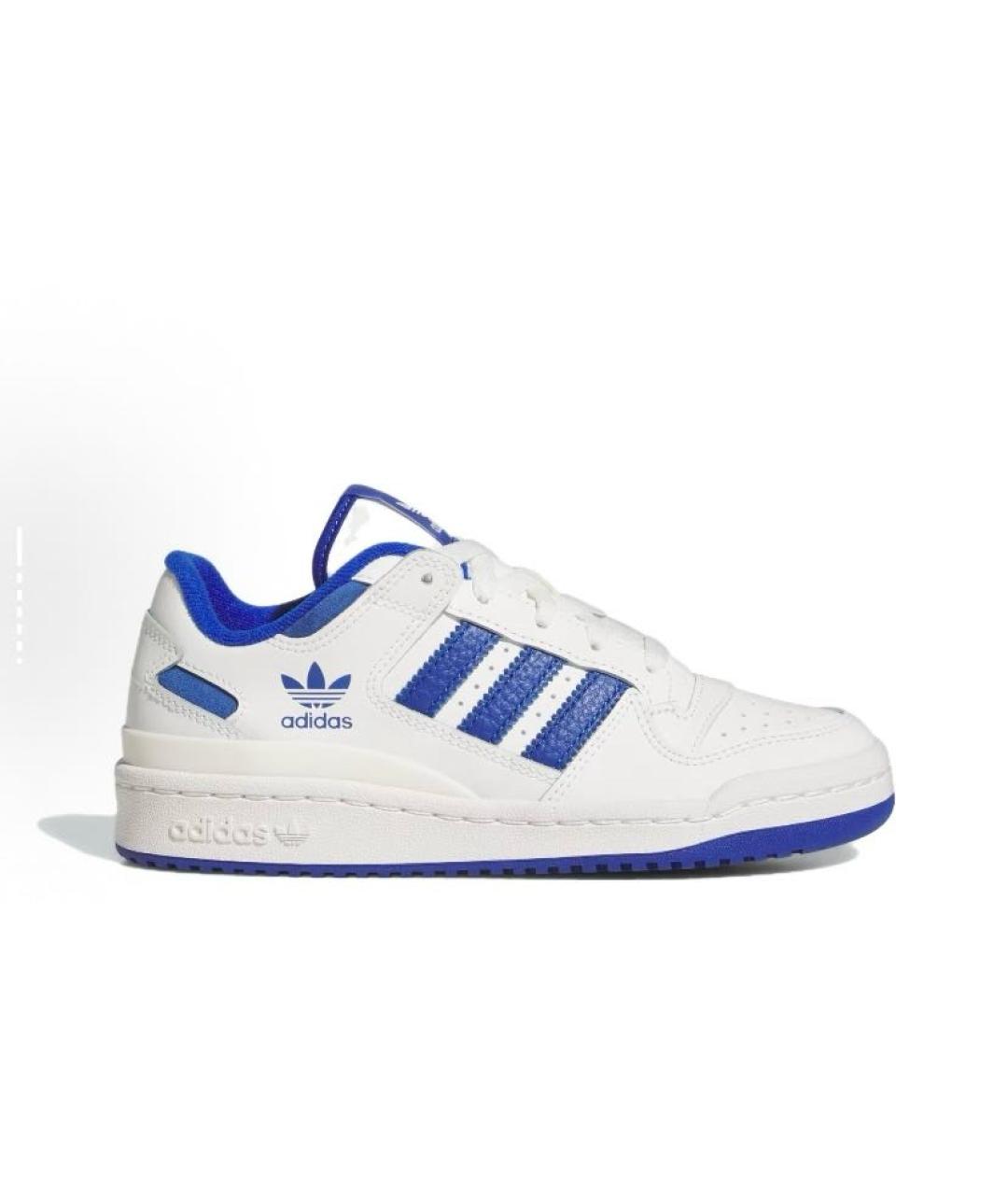 ADIDAS Белые кожаные кроссовки, фото 8