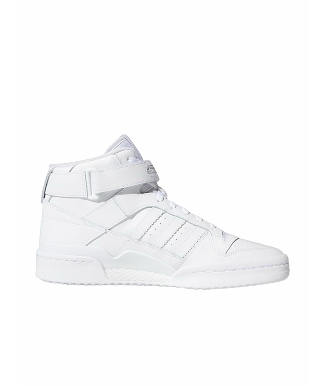 ADIDAS Белые кожаные кроссовки, фото 1