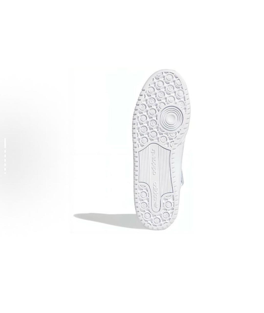 ADIDAS Белые кожаные кроссовки, фото 4