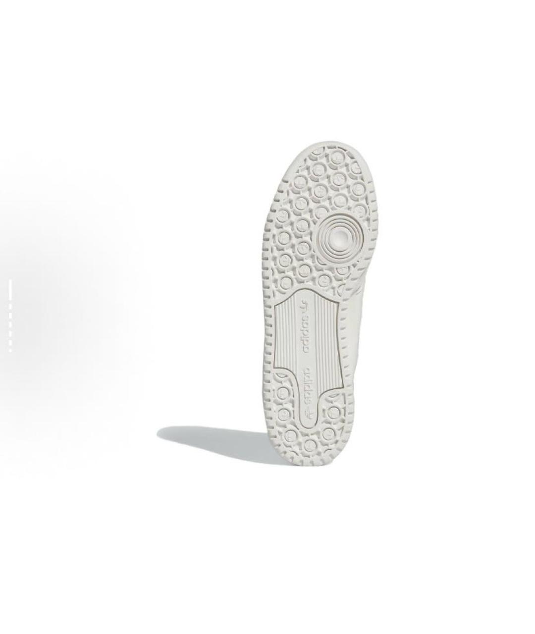 ADIDAS Белые кожаные кроссовки, фото 5