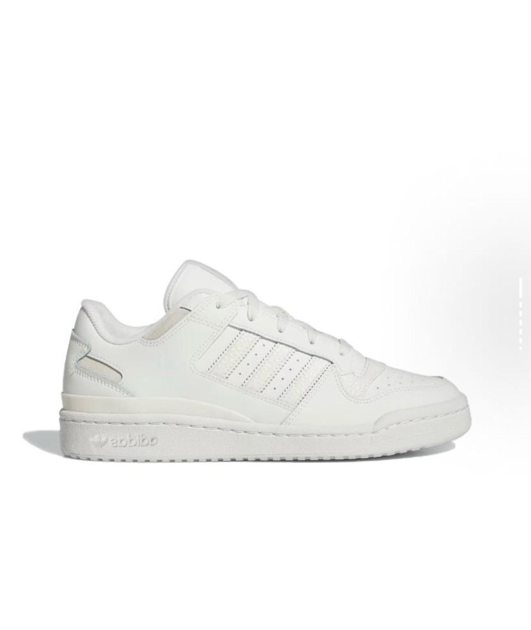 ADIDAS Белые кожаные кроссовки, фото 6