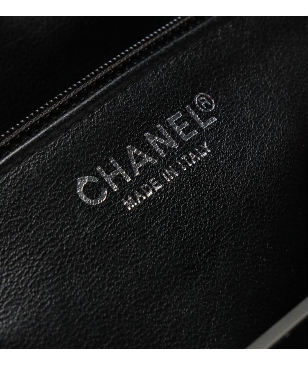 CHANEL Бежевая кожаная сумка с короткими ручками, фото 6