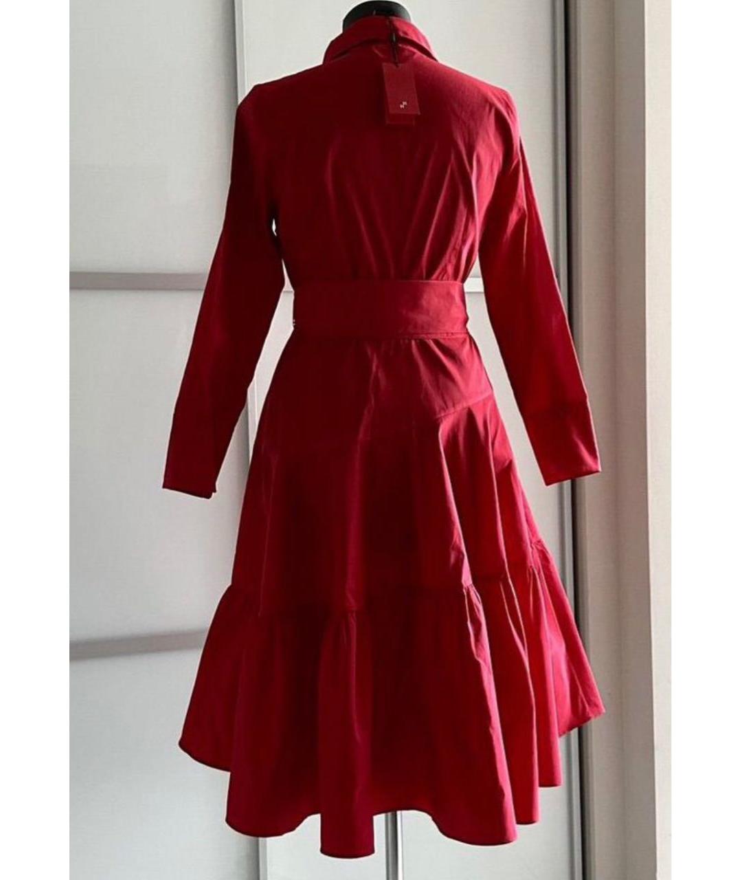 CAROLINA HERRERA Красное полиэстеровое повседневное платье, фото 3