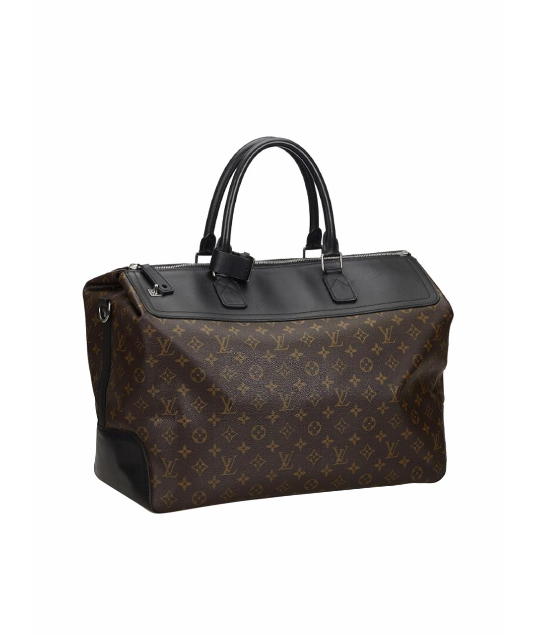 LOUIS VUITTON Коричневый кожаный портфель, фото 1