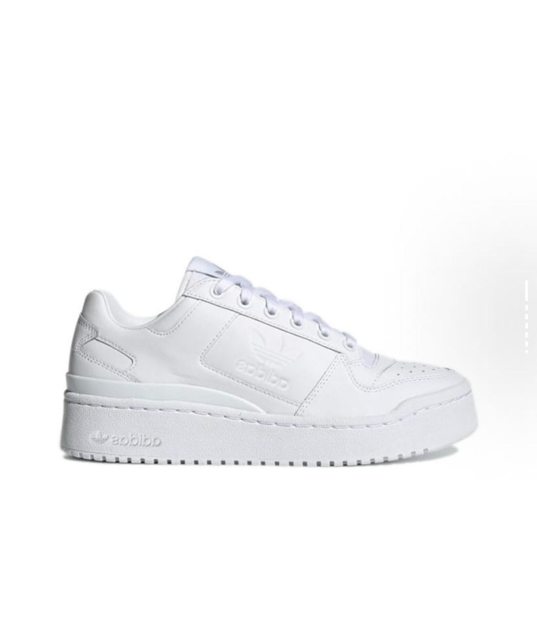 ADIDAS Белые кожаные кроссовки, фото 6