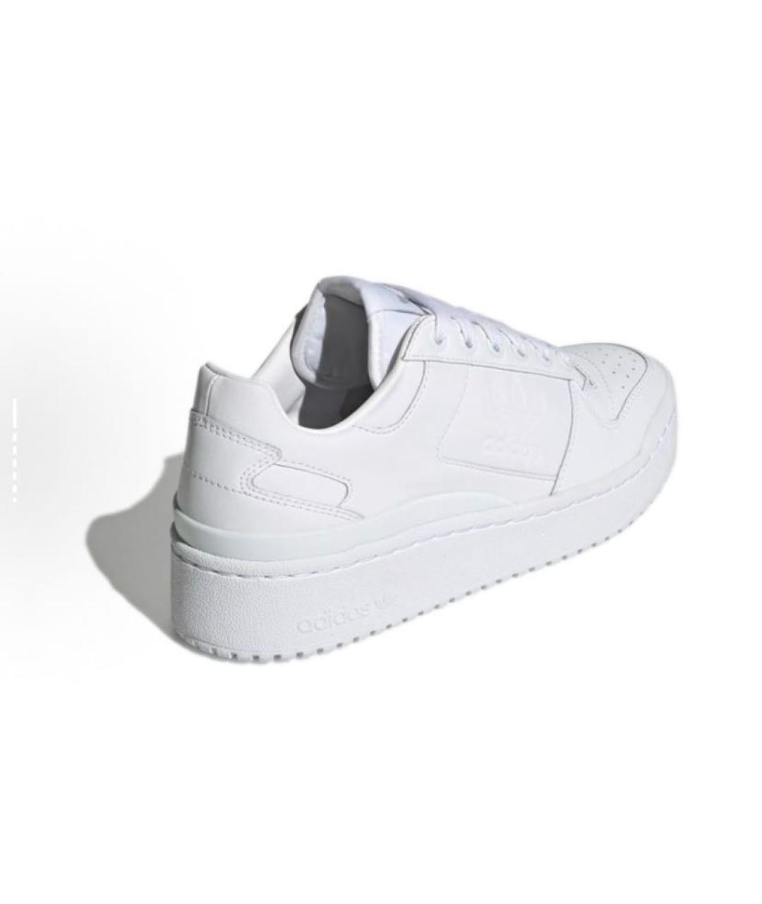 ADIDAS Белые кожаные кроссовки, фото 3