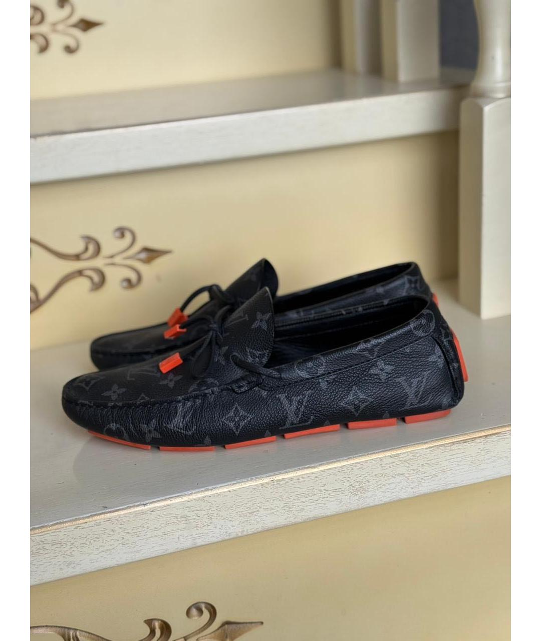 LOUIS VUITTON Черные мокасины, фото 9