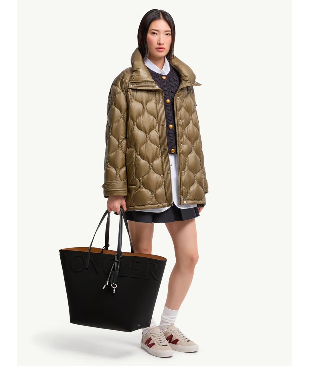 MONCLER Черная сумка тоут, фото 2