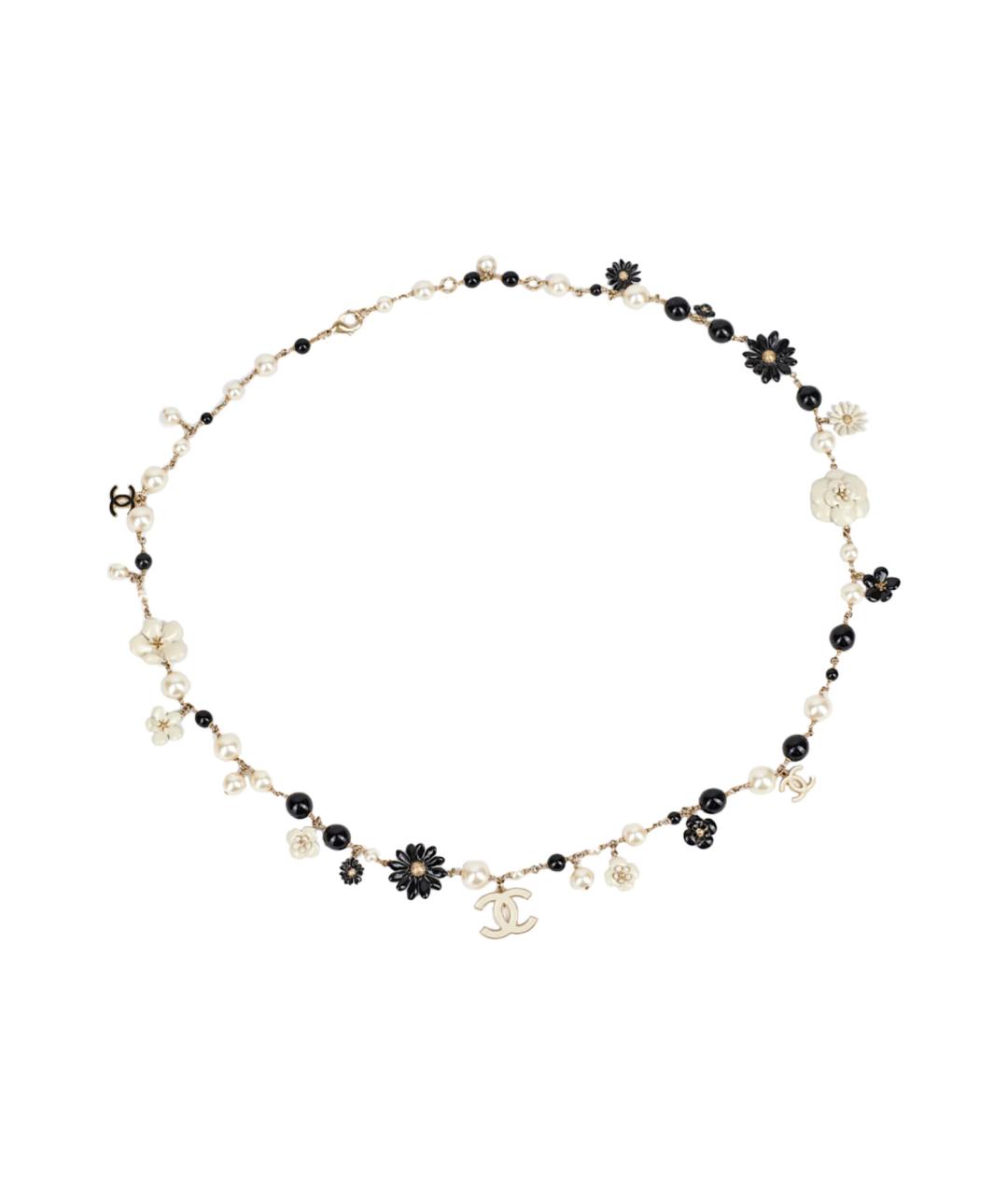 CHANEL Черное пластиковое колье, фото 1