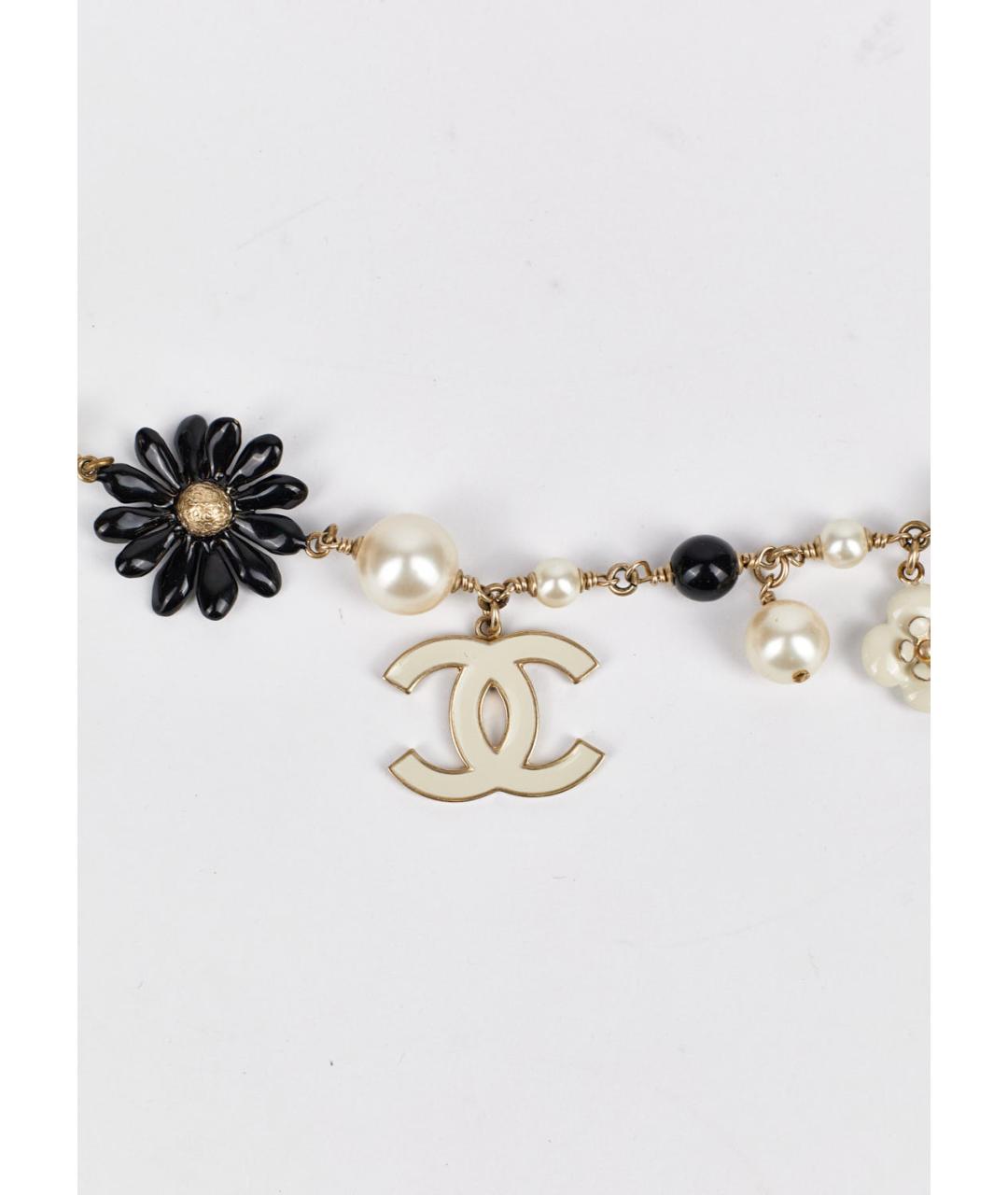 CHANEL Черное пластиковое колье, фото 2