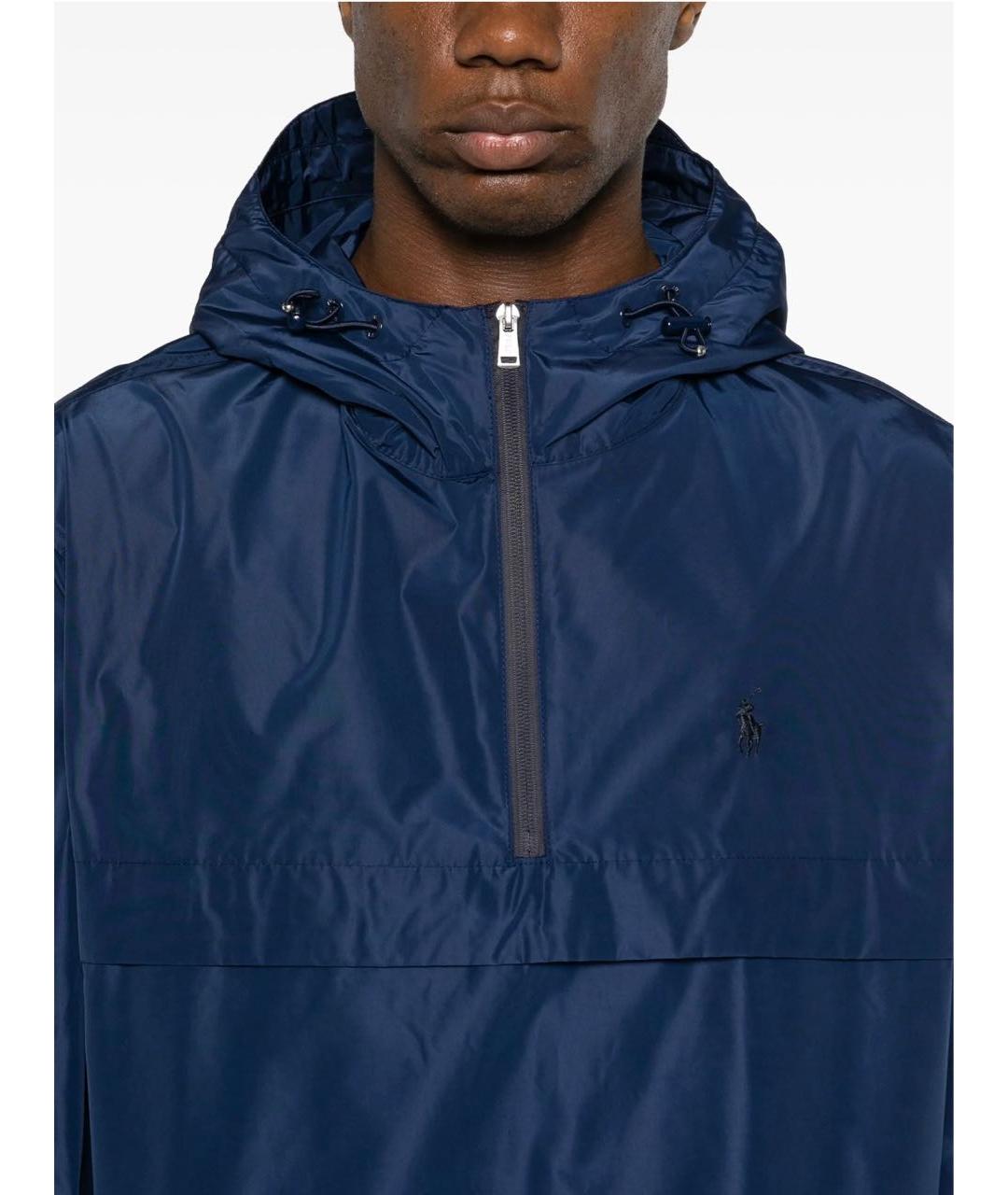 POLO RALPH LAUREN Темно-синяя полиэстеровая куртка, фото 4