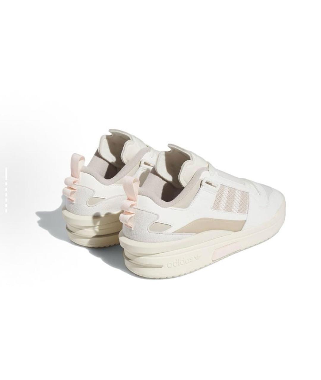 ADIDAS Белые кожаные кроссовки, фото 4