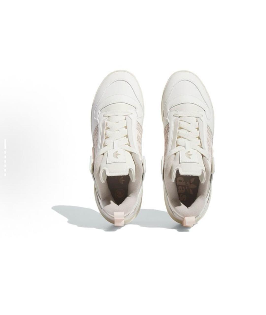 ADIDAS Белые кожаные кроссовки, фото 5