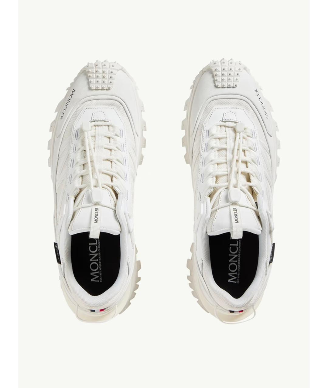 MONCLER Белые синтетические кроссовки, фото 6