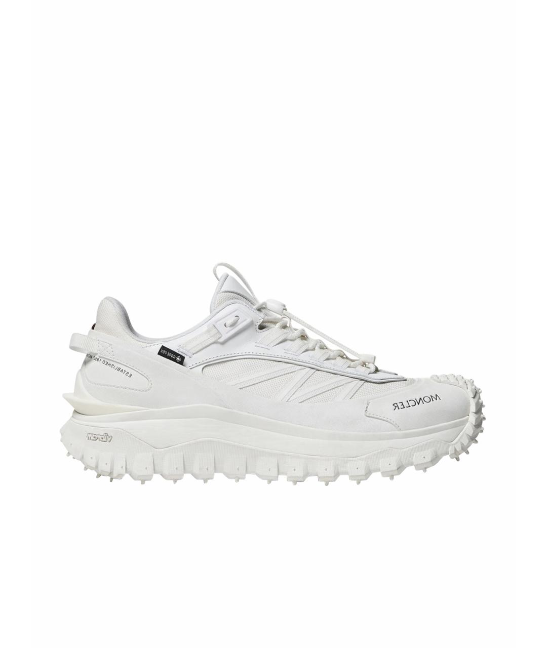 MONCLER Белые синтетические кроссовки, фото 1