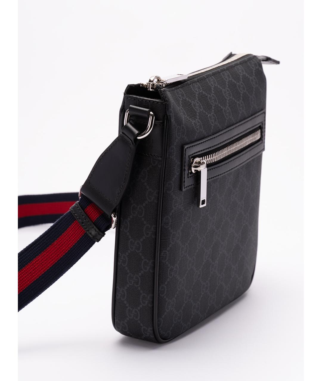 GUCCI Антрацитовая сумка на плечо, фото 3