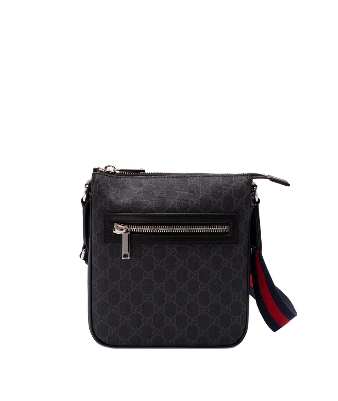 GUCCI Антрацитовая сумка на плечо, фото 1