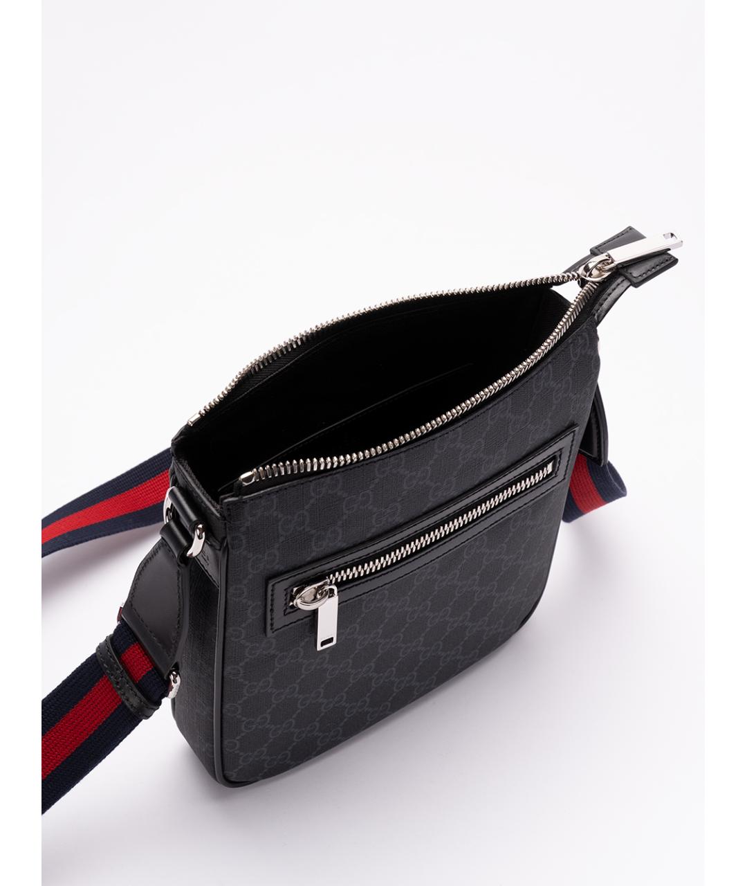 GUCCI Антрацитовая сумка на плечо, фото 5