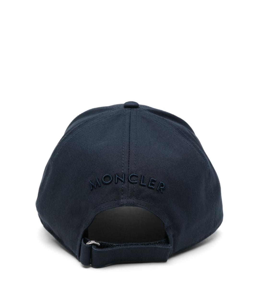 MONCLER Синяя хлопковая кепка/бейсболка, фото 2