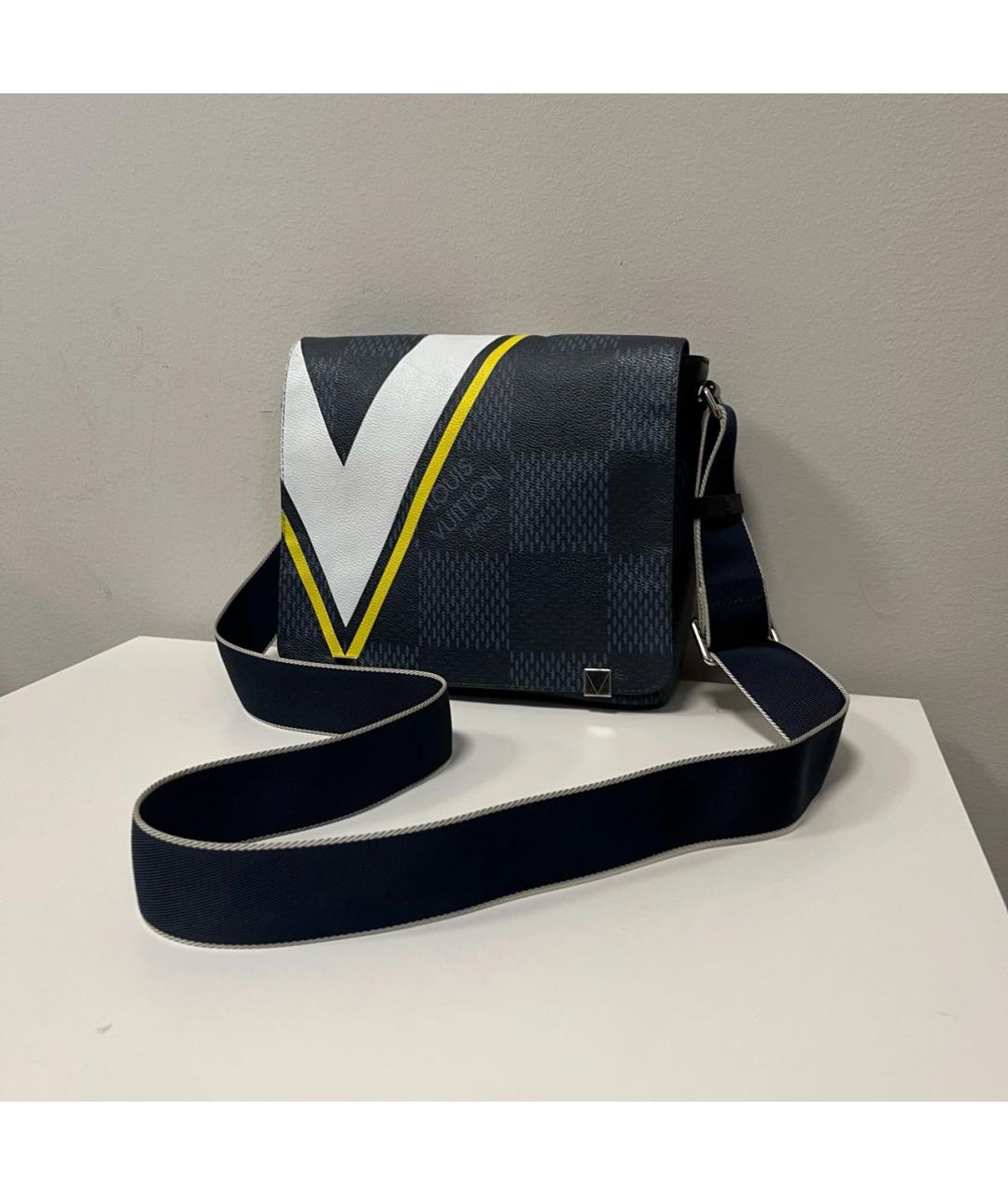 LOUIS VUITTON Антрацитовая сумка на плечо, фото 2