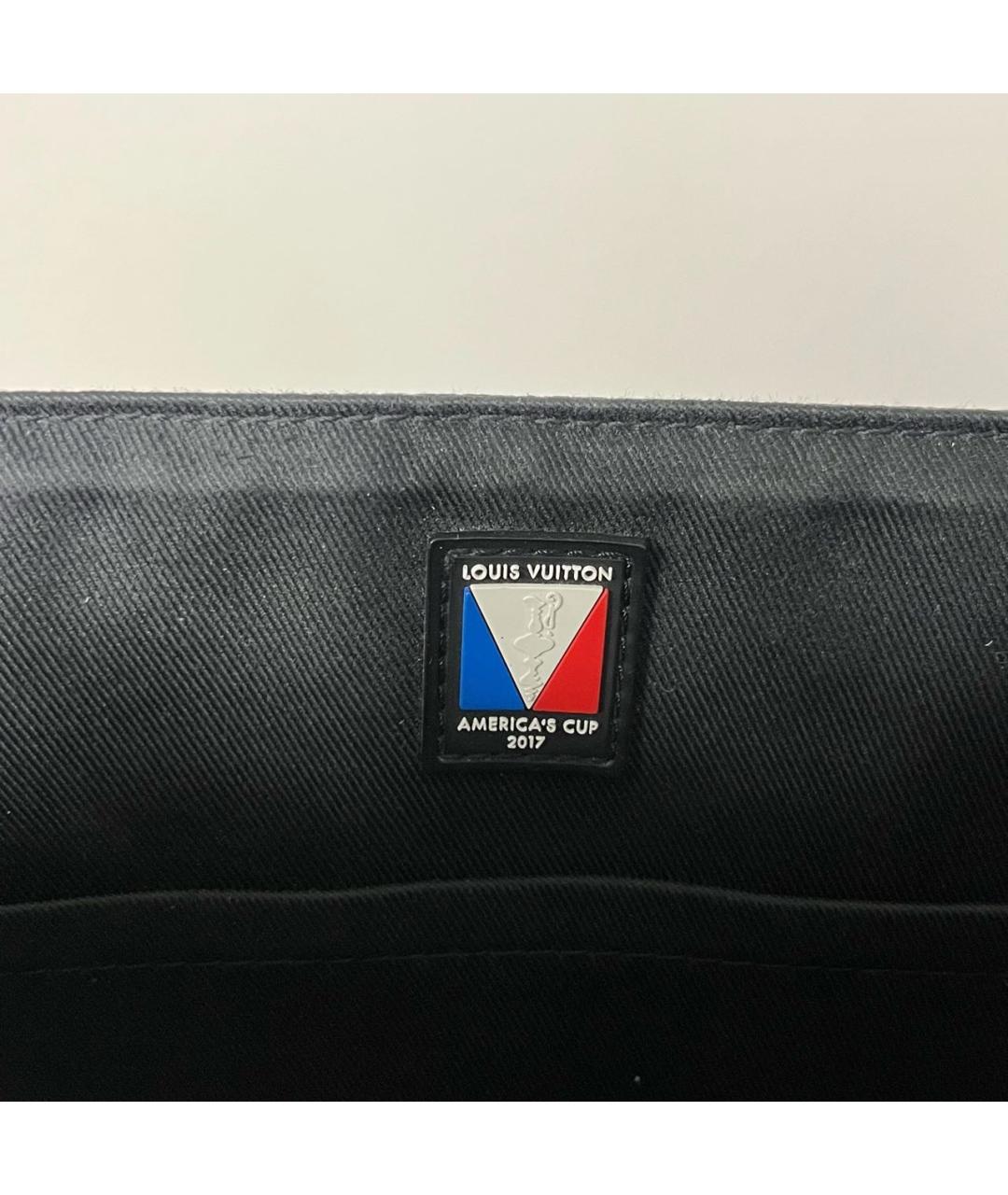 LOUIS VUITTON Антрацитовая сумка на плечо, фото 4