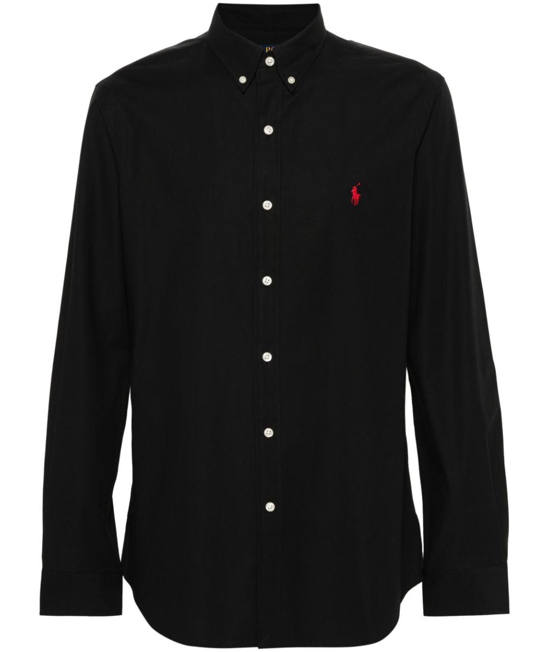 POLO RALPH LAUREN Черная хлопковая кэжуал рубашка, фото 1