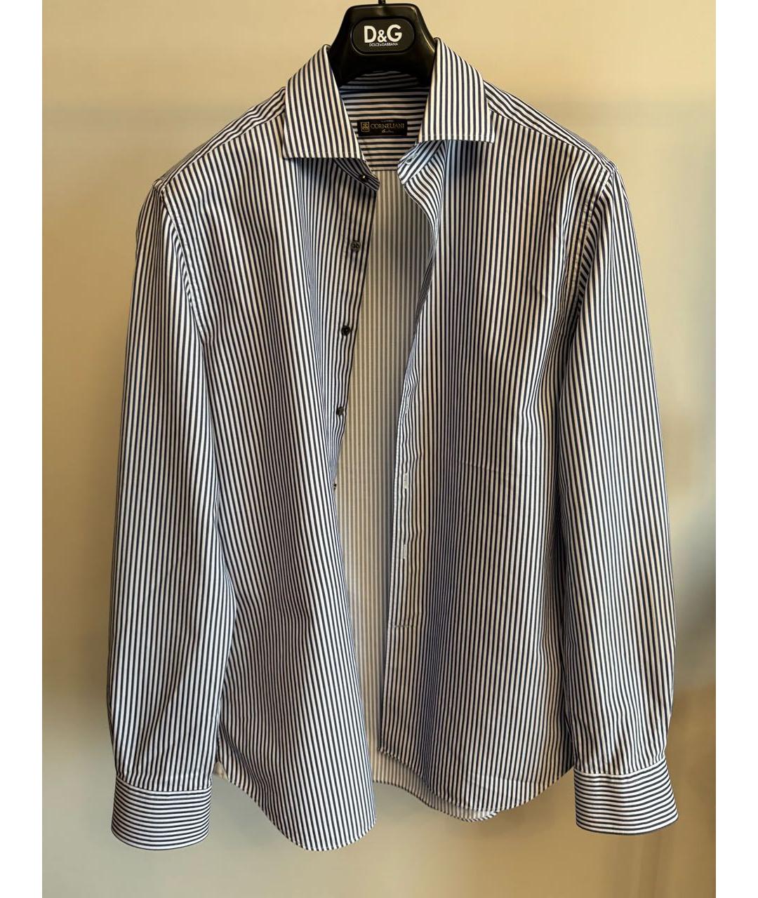 CORNELIANI Мульти хлопко-шелковая классическая рубашка, фото 5