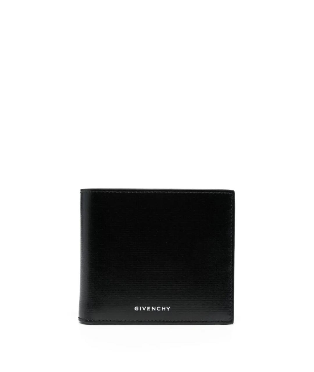GIVENCHY Черный кожаный кошелек, фото 1