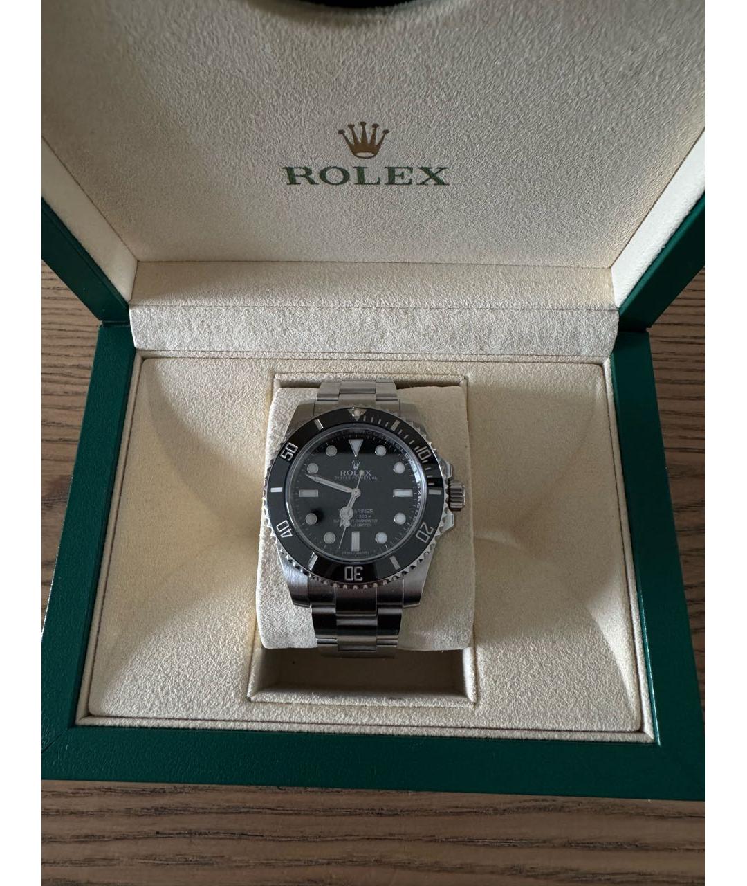 ROLEX Серебряные металлические часы, фото 2