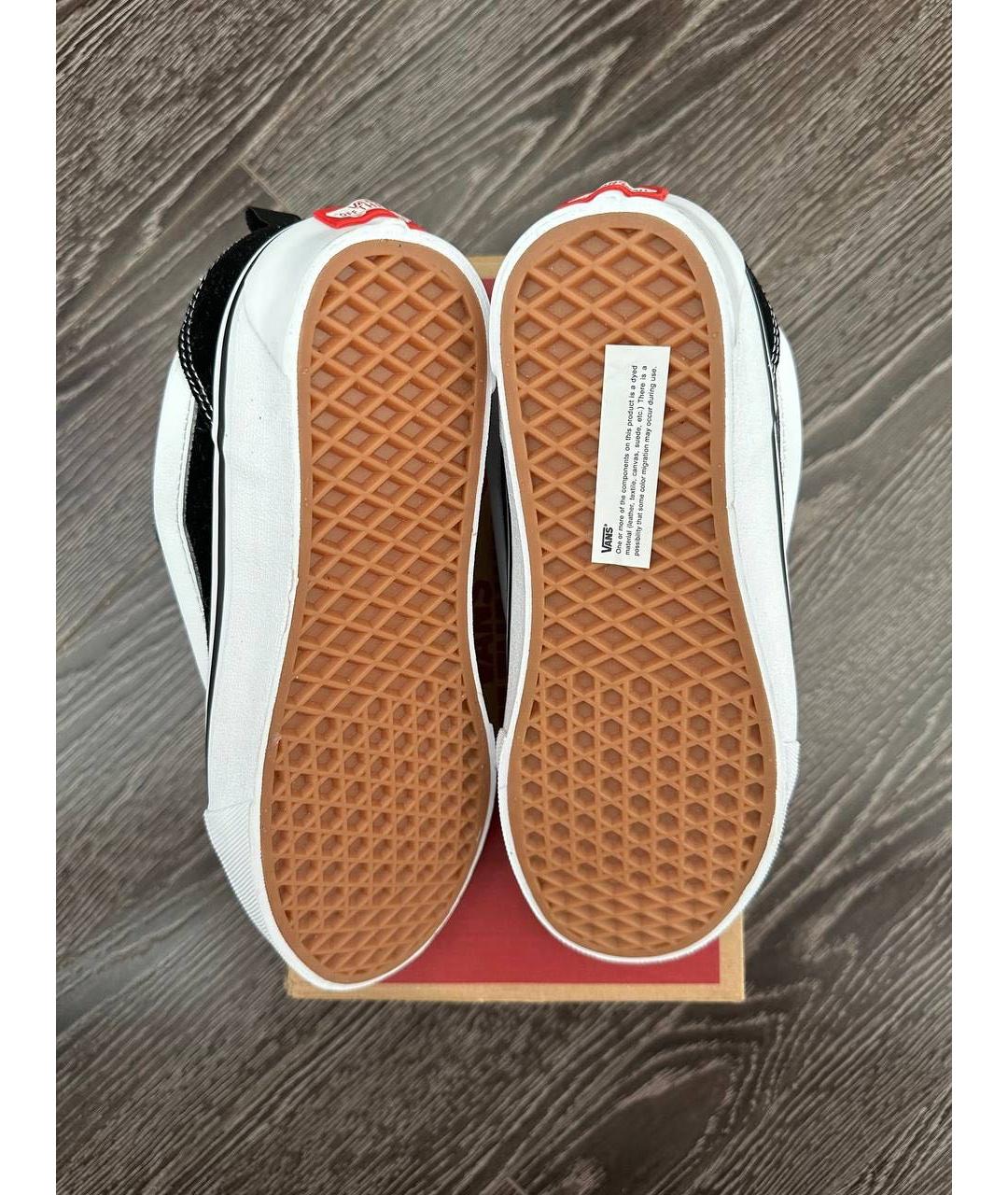 VANS Черные замшевые низкие кроссовки / кеды, фото 7