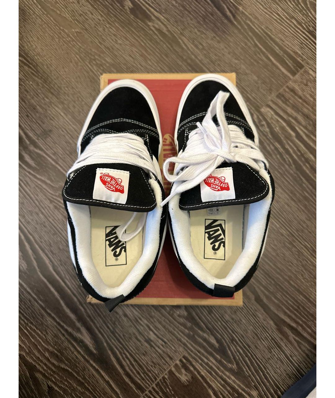 VANS Черные замшевые низкие кроссовки / кеды, фото 4