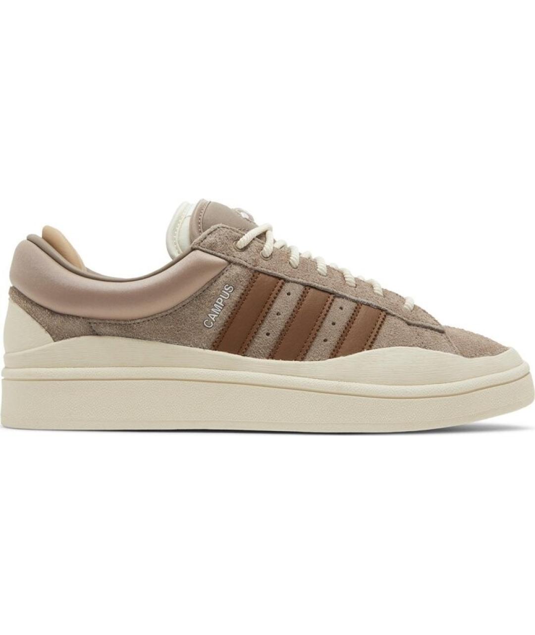 ADIDAS Коричневые замшевые низкие кроссовки / кеды, фото 1