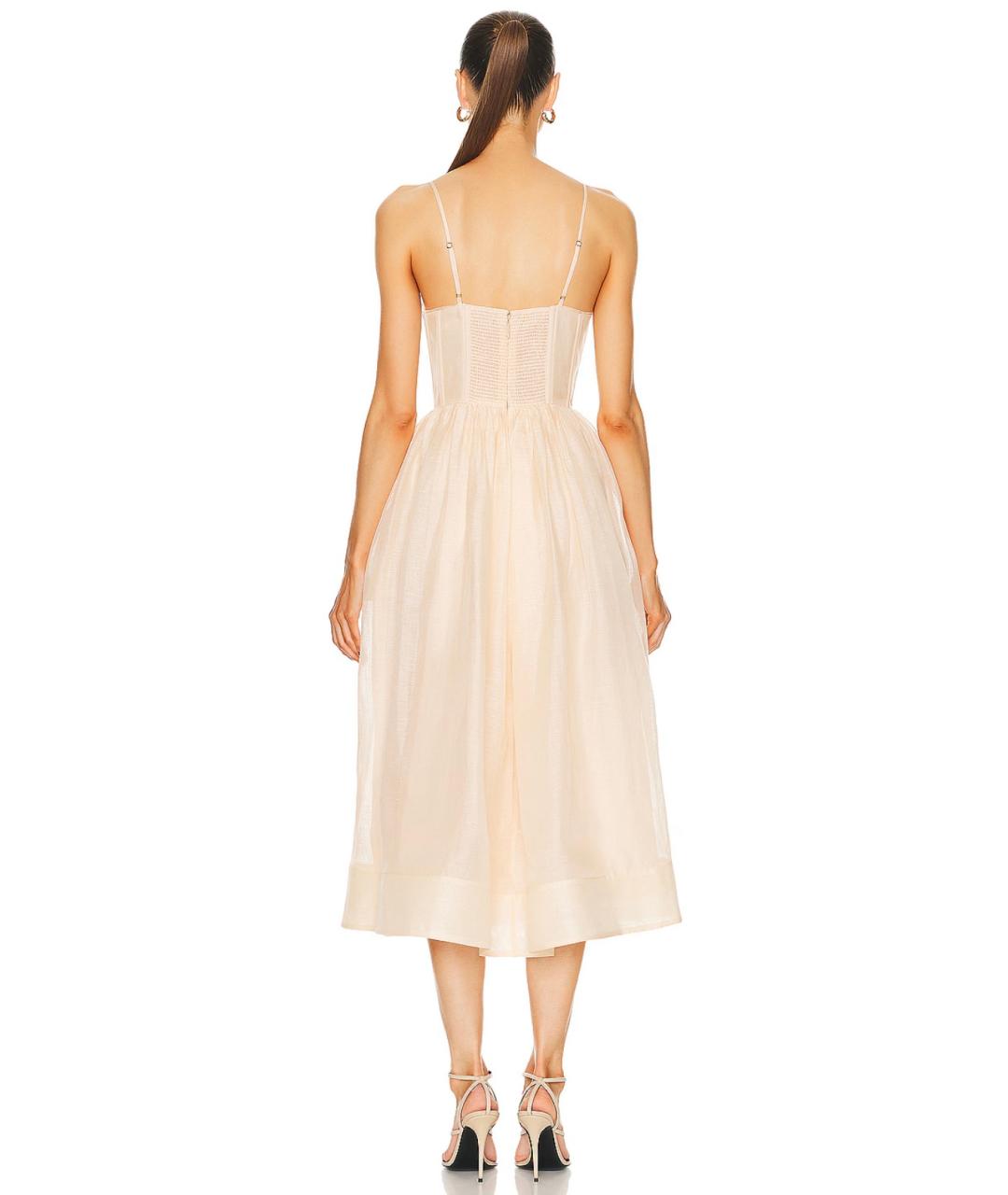 ZIMMERMANN Коралловое коктейльное платье, фото 8