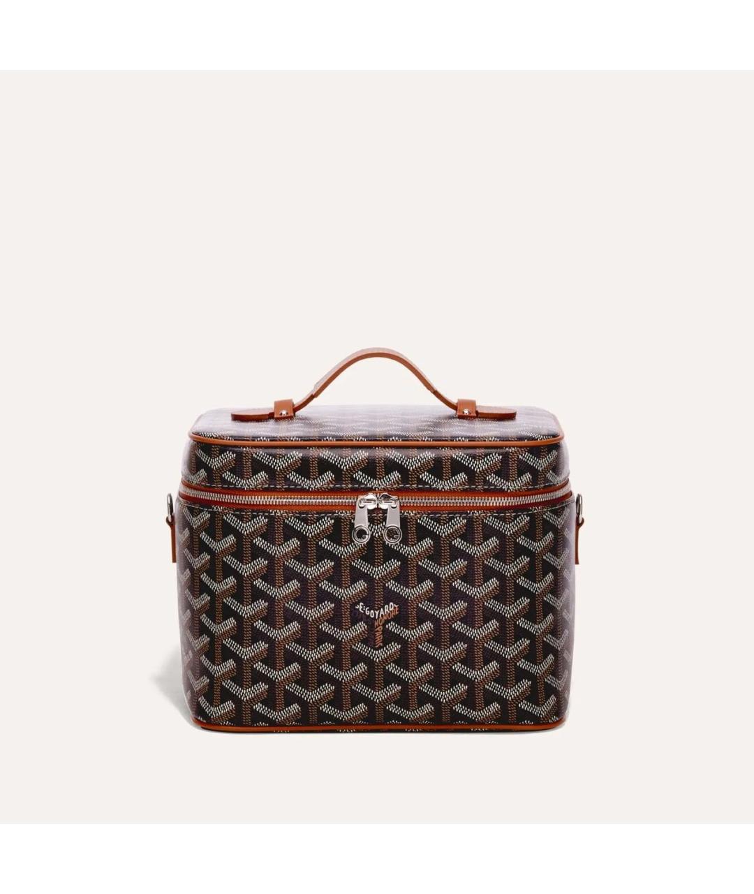 GOYARD Коричневая косметичка, фото 2