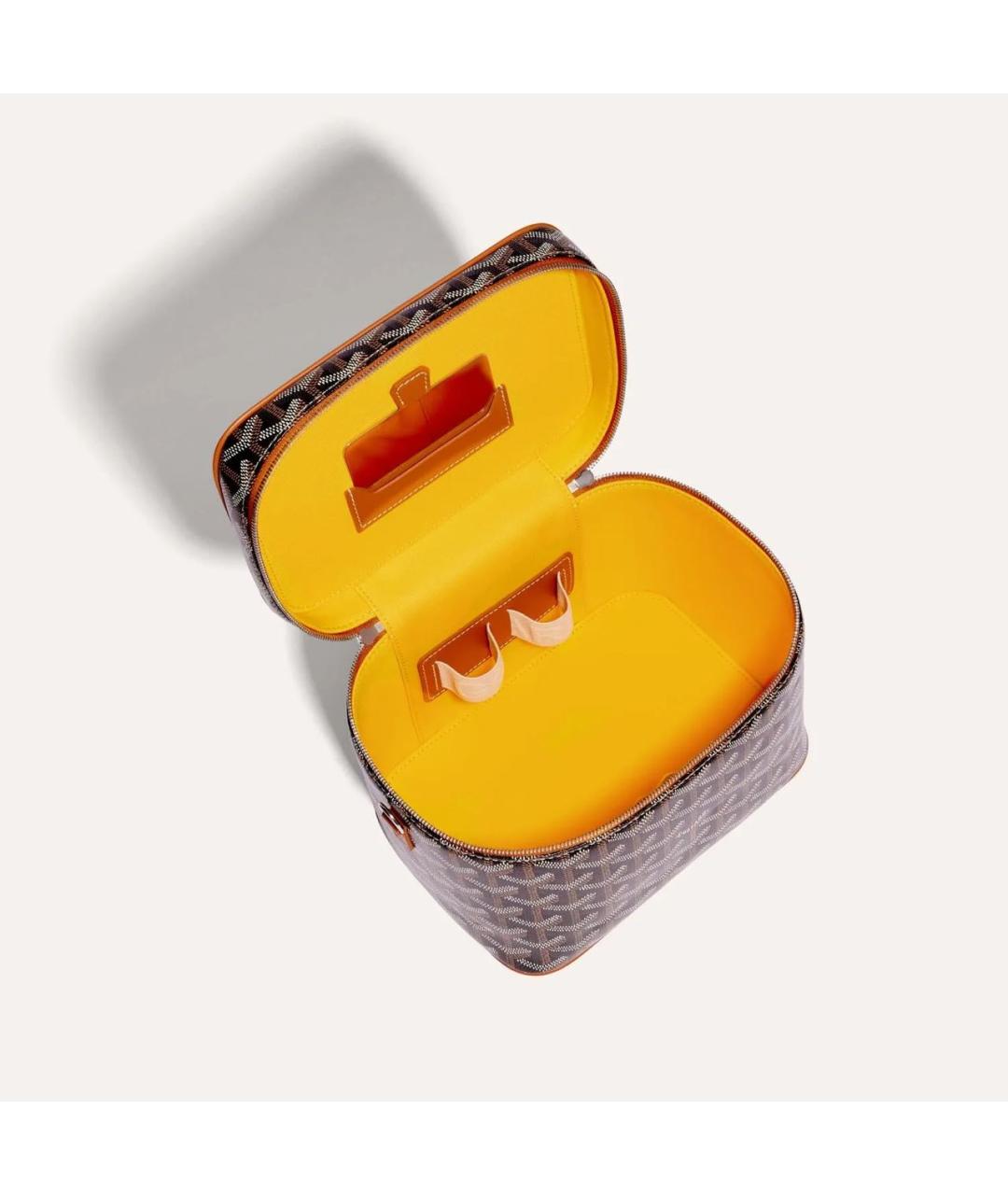 GOYARD Коричневая косметичка, фото 4