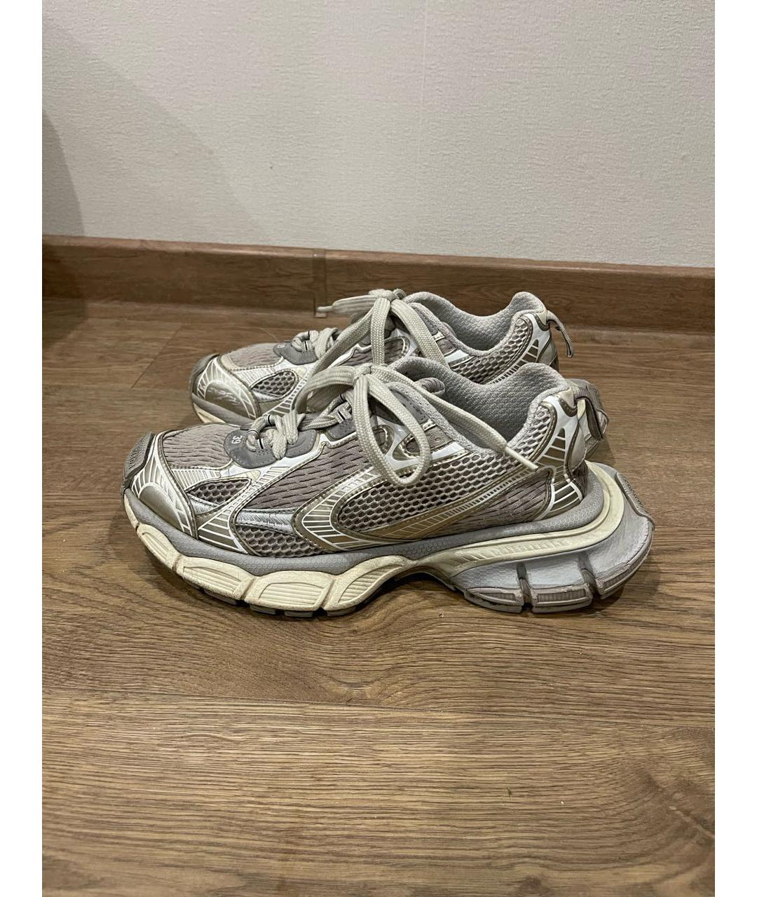 BALENCIAGA Серые кроссовки, фото 2
